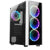XZEAL - Gabinete Xzeal XZ110 Midi-Tower ATX/Micro-ATX/Mini-ITX USB 2.0/3.0 sin Fuente 3 Ventiladores Instalados Negro/Blanco