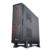 XZEAL - Gabinete Oficina Keelan Slim ITX Stylos 2xUSB 1.0 1xUSB 3.0 puerto 3.5mm línea roja con fuente de poder 550W