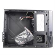XZEAL - Gabinete Oficina Keelan Slim ITX Stylos 2xUSB 1.0 1xUSB 3.0 puerto 3.5mm línea roja con fuente de poder 550W