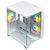 XZEAL - Gabinete Xzeal Panzer II Cubo M-ATX/ITX 2xUSB1.0 + 1x USB3.0 + 3.5 mm + 3 Fans ARGB Blanco