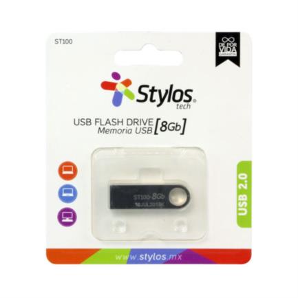 XZEAL - Memoria USB Stylos ST100 8GB Conexion Tipo A 2.0