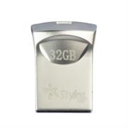 XZEAL - Memoria USB Stylos ST125 32GB Conexion Tipo A 2.0 Mini Metalica Plata