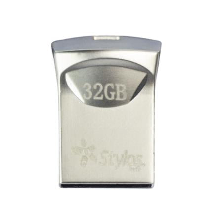 XZEAL - Memoria USB Stylos ST125 32GB Conexion Tipo A 2.0 Mini Metalica Plata