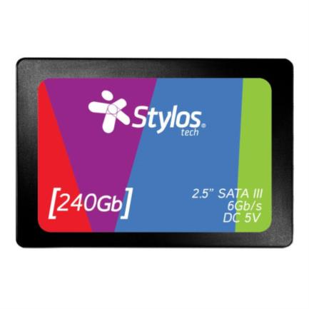 XZEAL - SSD Stylos 240GB 2.5" 460MB/s Escritura 510 MB/s Lectura SATA III