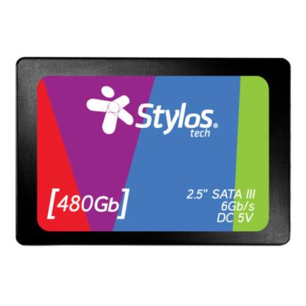 XZEAL - SSD Stylos 480GB 2.5" 460MB/s Escritura 510 MB/s Lectura SATA III