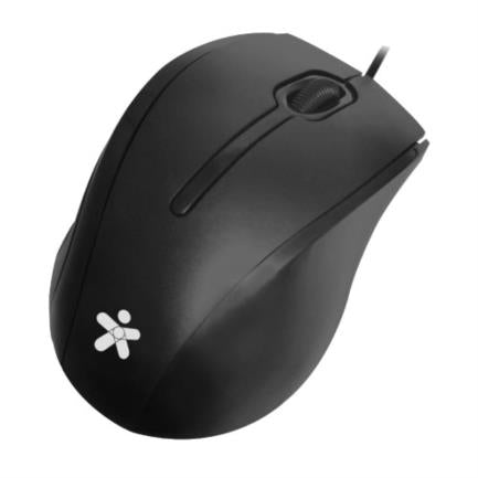 XZEAL - Mouse Alambrico Stylos 1200 Dpi 2 Botones Conexion USB 1.2m Negro