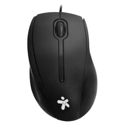 XZEAL - Mouse Alambrico Stylos 1200 Dpi 2 Botones Conexion USB 1.2m Negro