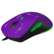 XZEAL - Mouse Gamer XZ-401 RGB 7 200 Dpi 6 botones Conexion USB 1.5m Morado-Verde