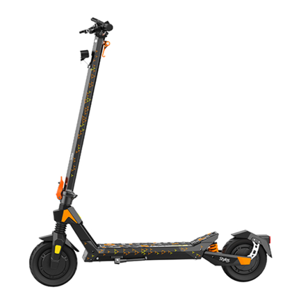 XZEAL - Scooter Eléctrico Stylos M3 Negro con Naranja