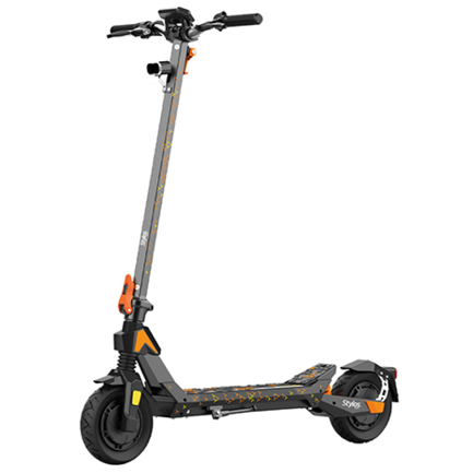 XZEAL - Scooter Eléctrico Stylos M3 Negro con Naranja