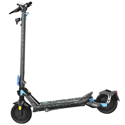XZEAL - Scooter Eléctrico Stylos M3 Negro con Azul