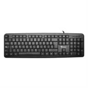 XZEAL - Teclado Alambrico Stylos 105 Teclas Conexión USB A 1.2m Negro