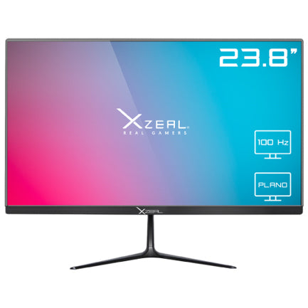 XZEAL - Monitor Xzeal 23.8" XST 560-2 Panel Plano VA FHD 100Hz VGA HDMI Vesa 100x100mm Negro
