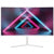 XZEAL - Monitor Xzeal 23.8" Gaming Curvo XST-570 1920x1080p FHD 100HZ VGA HDMI Vesa Blanco