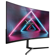 XZEAL - Monitor Xzela 23.8" Curvo FHD VA 100Hz 5ms VGA HDMI Vesa 100x100mm Negro