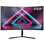 XZEAL - Monitor Xzela 23.8" Curvo FHD VA 100Hz 5ms VGA HDMI Vesa 100x100mm Negro