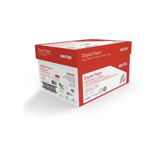 XEROX - Papel Cortado Xerox Bond Digital Oficio 75gr 99% Blancura (Rojo) C/5000 Hojas