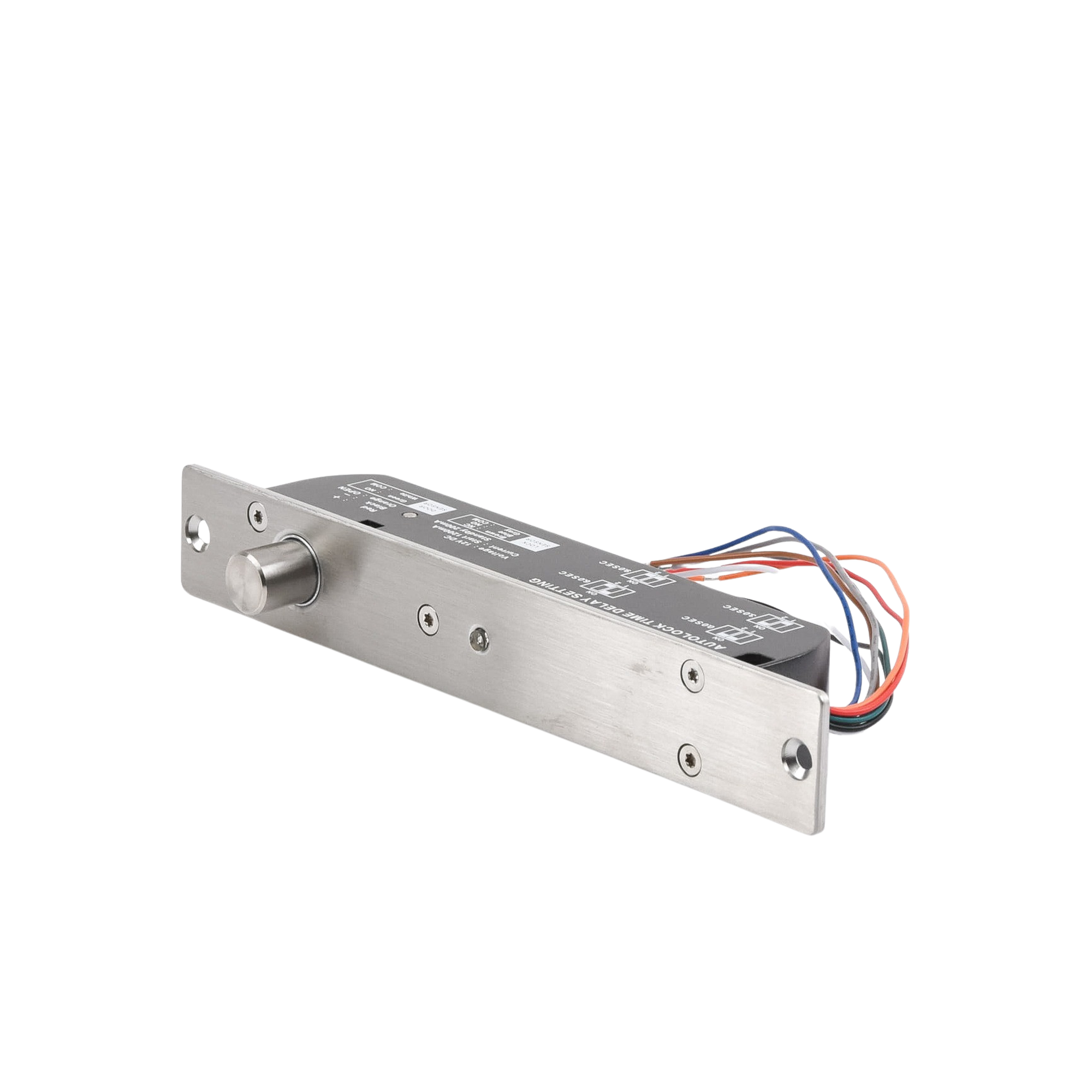 ACCESSPRO - Cerradura de Perno 2000 kg de Sujeción / Cerrada en Caso de Falla (Fail Secure) /Temporizador y Sensor de Puerta