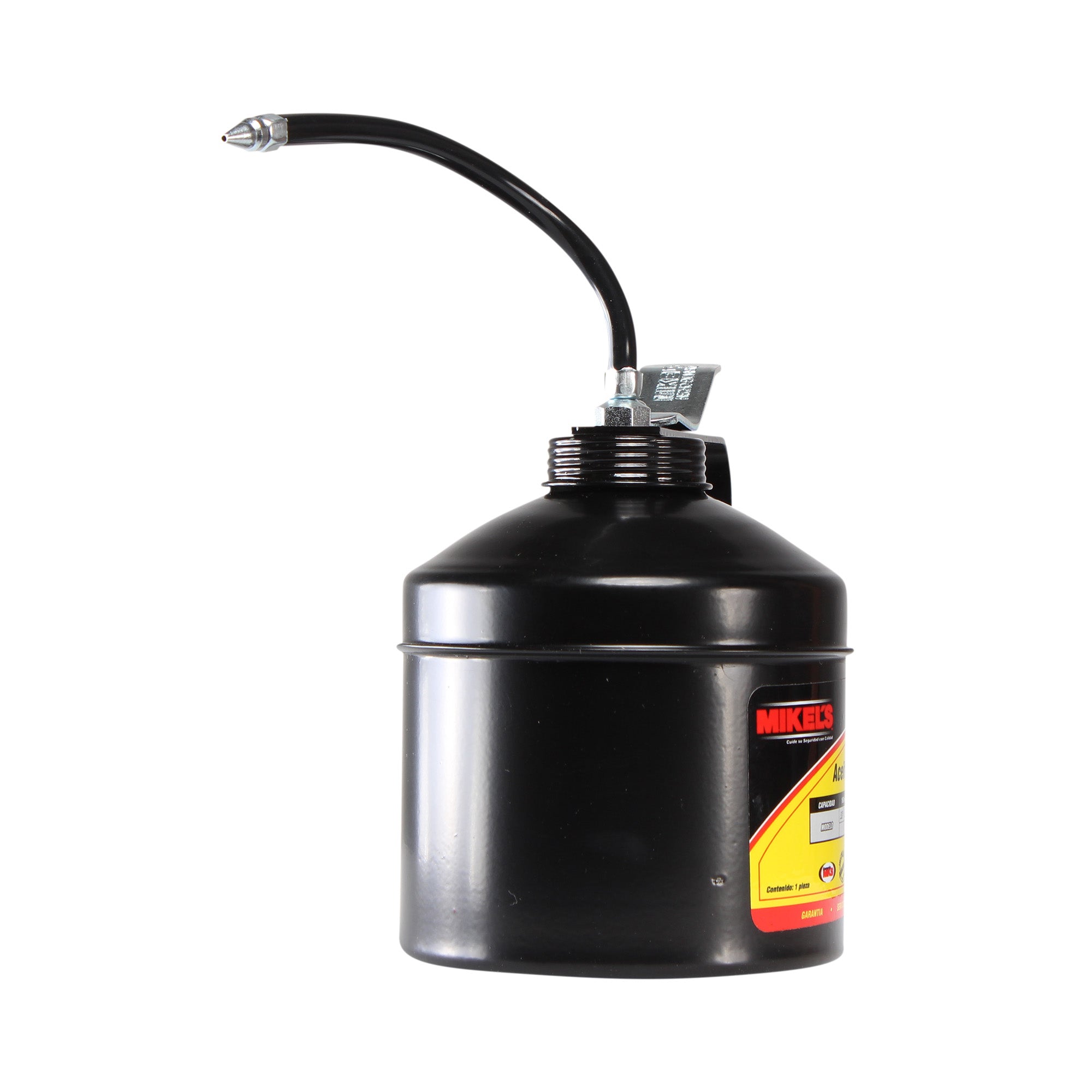 Aceitera de presión, bote de acero, tubo flexible (1000 ml)