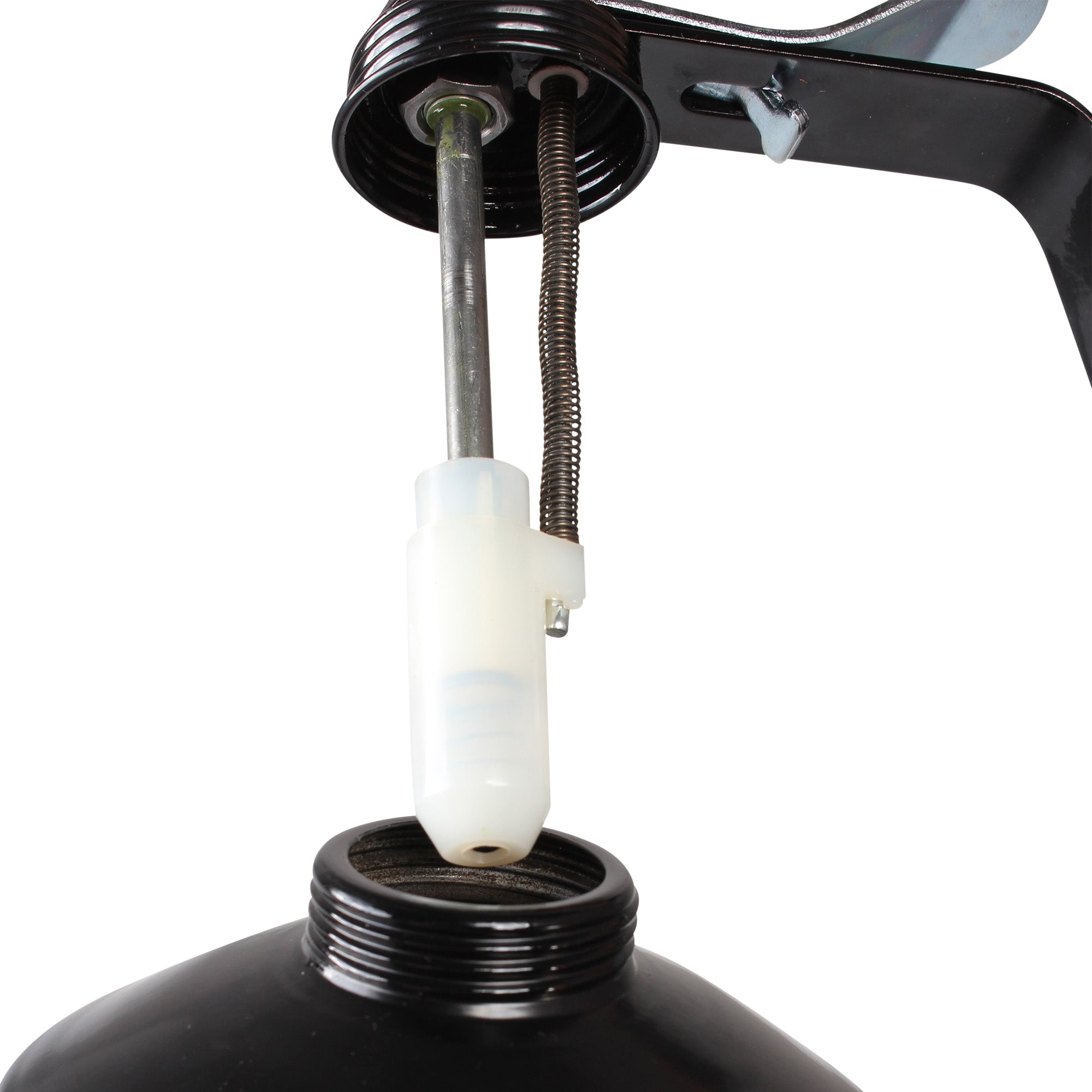 Aceitera de presión, bote de acero, tubo flexible (1000 ml)