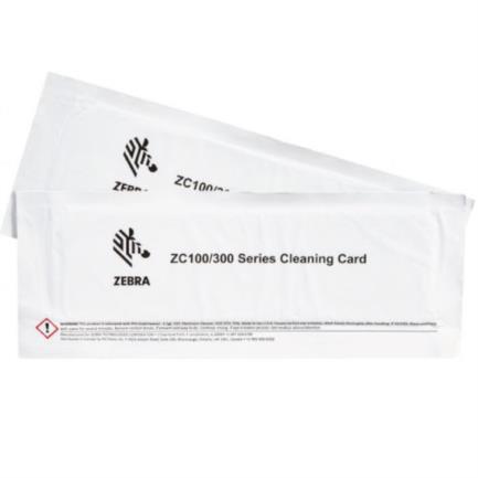 ZEBRA - Kit de Limpieza Zebra para ZC100/ZC300 Incluye 2 Tarjetas