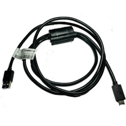 ZEBRA - Cable Zebra de USB-A a USB-C Longitud aproximada de 1.5 metros Incluye una perla de ferrita adicional