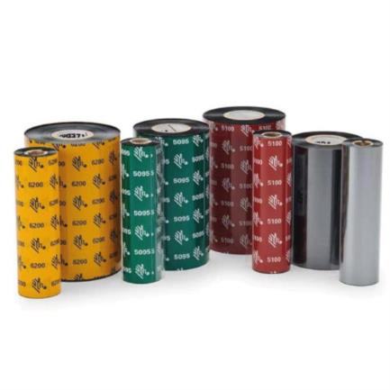 ZEBRA - Cinta Zebra de Cera/Resina 110mmx450m 3200 Caja con 6pzs para Impresora ZD