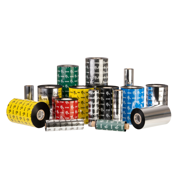 ZEBRA - Cinta de Cera 1600 Zebra de 110mmx450m (4.33pulgx1476pies) Nuc 1pulg/Caja con 18pzs para Impresoras ZT (Industriales)