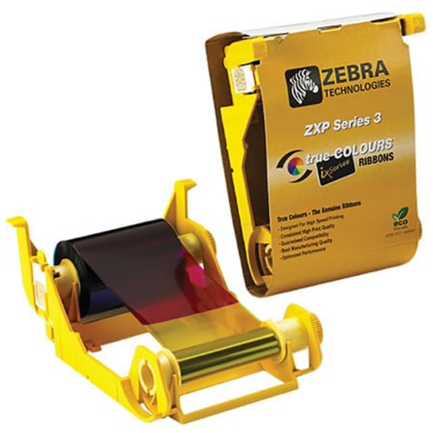ZEBRA - Cinta Zebra color YMCKOK para ZXP series 3 color de alta capacidad 230 imagenes