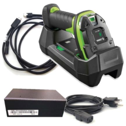 ZEBRA - Escaner Industrial Zebra Inalambrico DS3678-XR 1D/2D (Lectura Extendida de hasta 32m) Rugged con Motor Vibrador incluye  Cable USB (CBA-U42-S07PAR) Cuna (STB3678-C100F3WW)  Fuente (PWR-BGA12V50W0WW) Cable corriente (23844-00-00R)