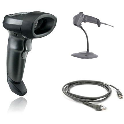 ZEBRA - Lector Zebra LI2208 Lineal Imager 1D/USB/Negro/Base