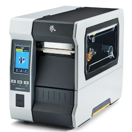 ZEBRA - Impresora Zebra ZT610 TT 4" 600dpi Display tactil Puerto RS232 USB RJ-45 BTO 4.0 hostUSB con Rebobinado cable USA ZPL