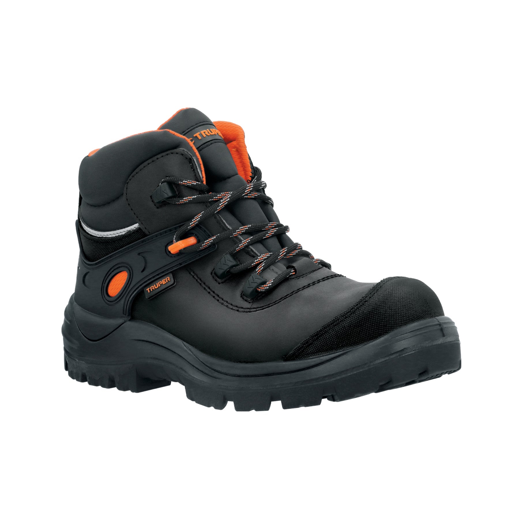 Bota de seguridad negra, #25 dielectrica antifatiga, Truper