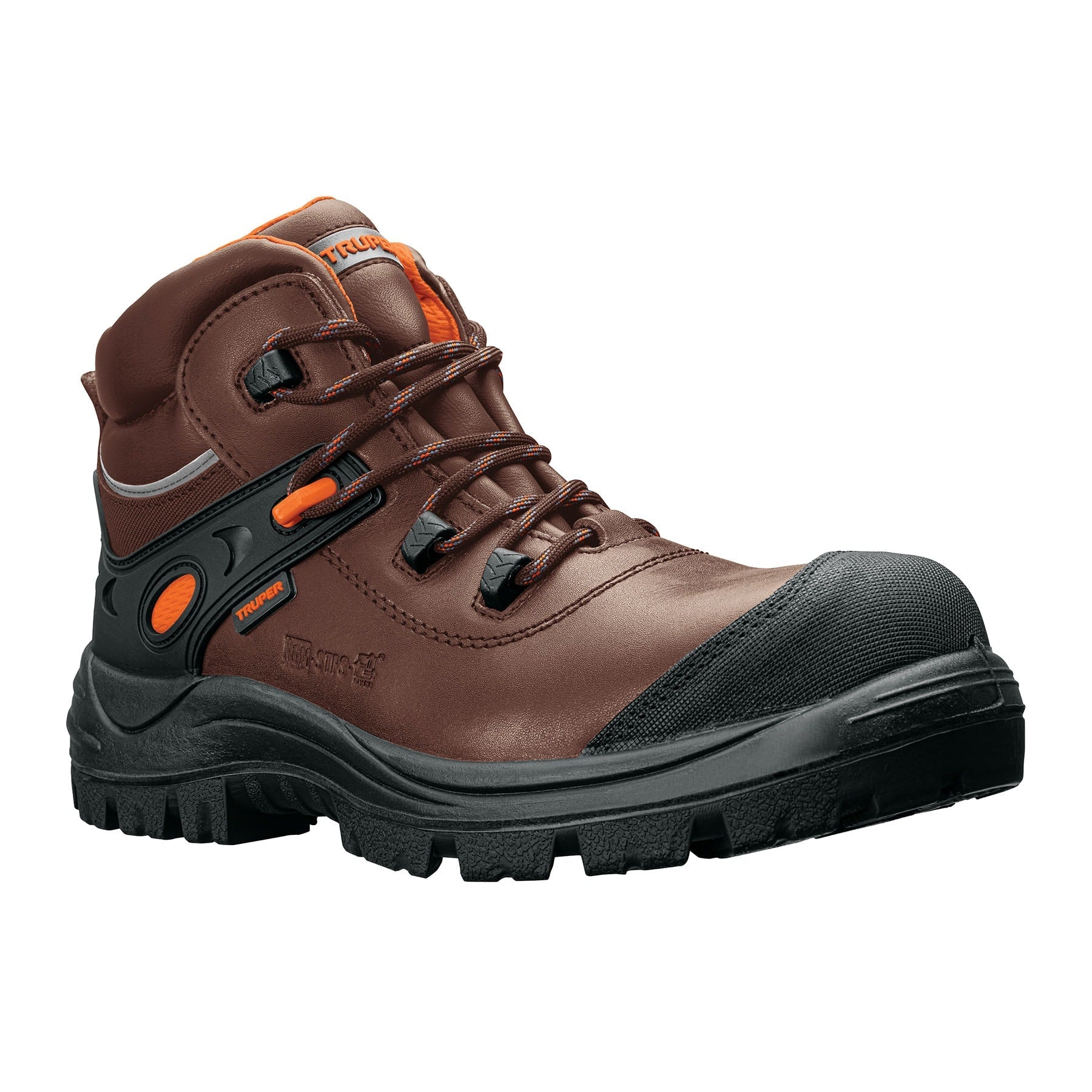 Bota de seguridad cafe, #26 dielectrica antifatiga, Truper