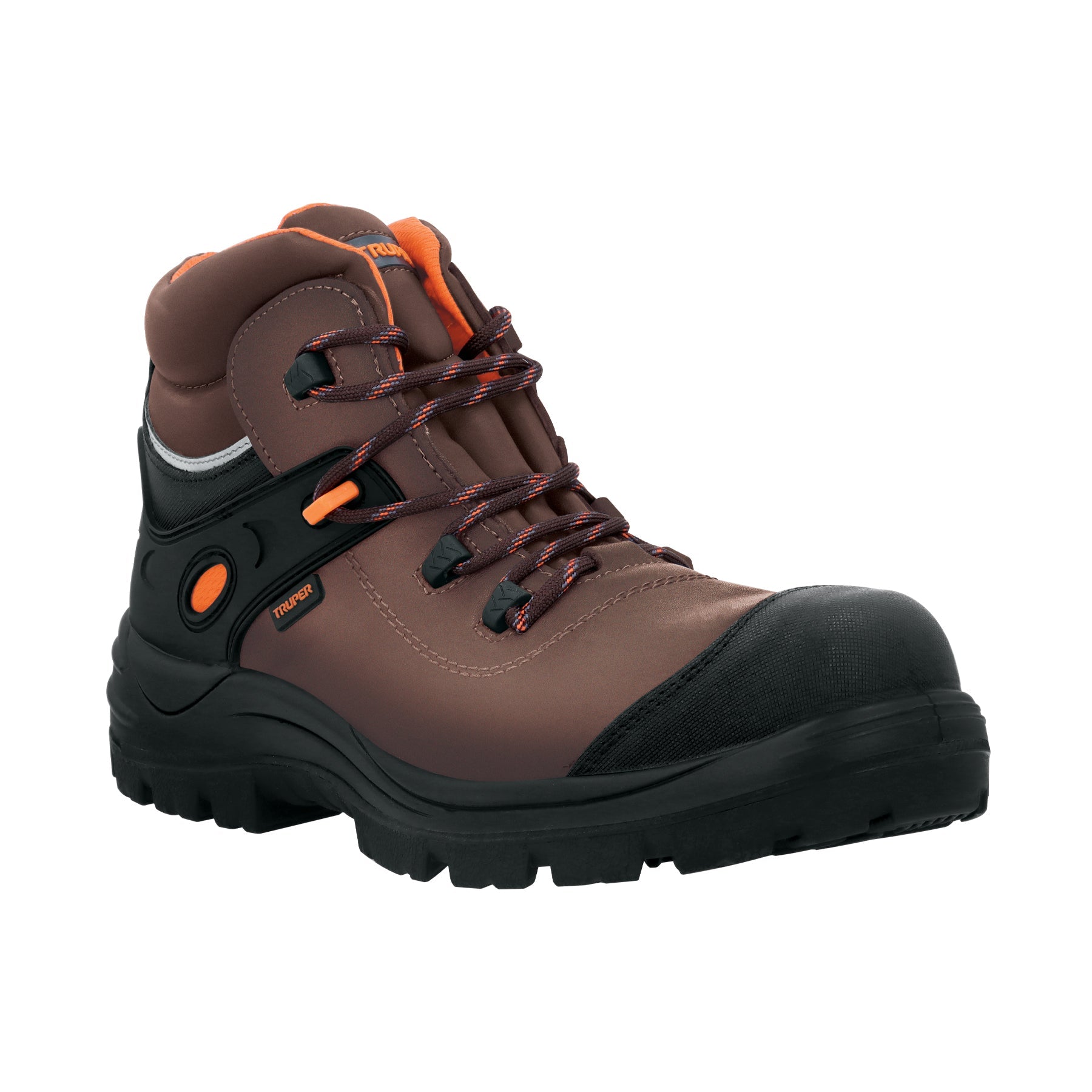 Bota de seguridad cafe, #28 dielectrica antifatiga, Truper