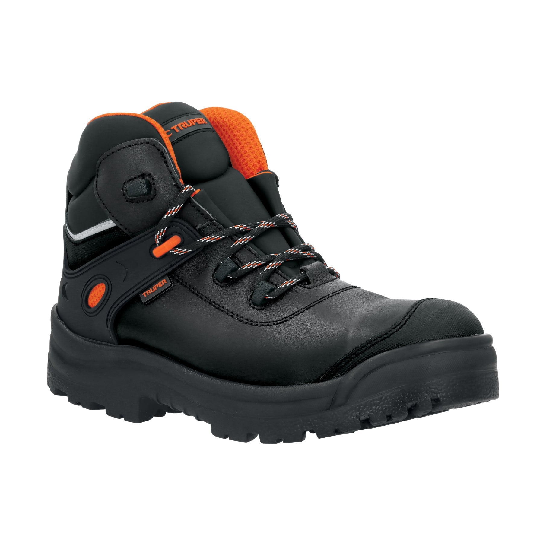 Bota de seguridad negra, #28 dielectrica antifatiga, Truper