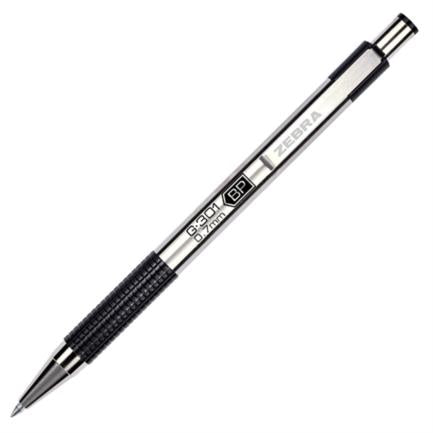 ZEBRA - Bolígrafo Zebra Rollerball G-301 Punto Mediano 0.7mm Tinta Gel Color Negro C/12 Pzas