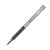 ZEBRA - Boligrafo F-301 compac grip gris punto fino tinta negra cuerpo de Acero inoxidable caja c/12