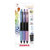 ZEBRA - Boigrafo Zebra decoshine retractil Punto fino 0.5 tinta gel colores surtidos pastel caja c/3