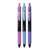 ZEBRA - Boigrafo Zebra decoshine retractil Punto fino 0.5 tinta gel colores surtidos pastel caja c/3