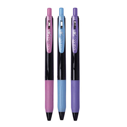ZEBRA - Boigrafo Zebra decoshine retractil Punto fino 0.5 tinta gel colores surtidos pastel caja c/3