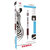 ZEBRA - Boligrafo Zebra F-301 grip punto fino tinta vino cuerpo de acero caja c/6