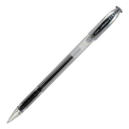 ZEBRA - Bolígrafo Zebra J Roller RX Punto Mediano 0.7mm Tinta Gel Color Negro C/6 Pzas