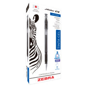 ZEBRA - Bolígrafo Zebra J Roller RX Punto Fino 0.5mm Tinta Gel Color Rojo C/6 Pzas