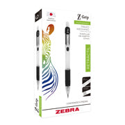 ZEBRA - Lapicero Zebra Z-Grip Retráctil 0.7mm Color Negro C/6 Pzas