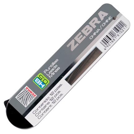 ZEBRA - Puntillas Zebra HB 0.5mm Caja C/12 Tubos C/12 Puntillas C/U