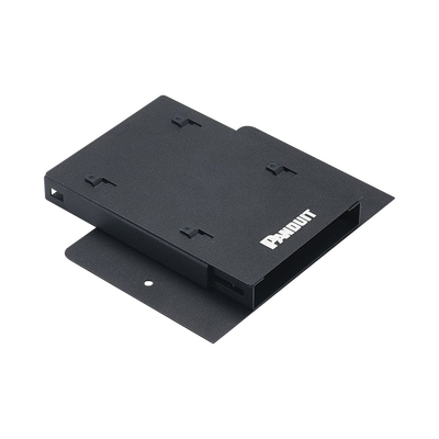 PANDUIT - Soporte para Montaje de Un Casete HD Flex de 6 Puertos, Para Aplicaciones Por Zona, Color Negro