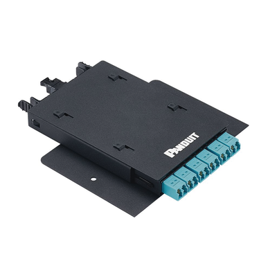 PANDUIT - Soporte para Montaje de Un Casete HD Flex de 6 Puertos, Para Aplicaciones Por Zona, Color Negro