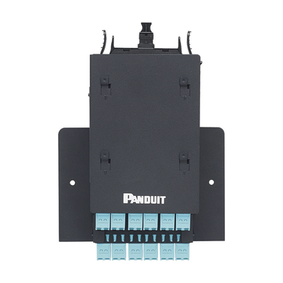PANDUIT - Soporte Para 2 Casetes HD Flex de 6 Puertos Duplex, Para Uso con Gabinetes de Zona, Color Negro