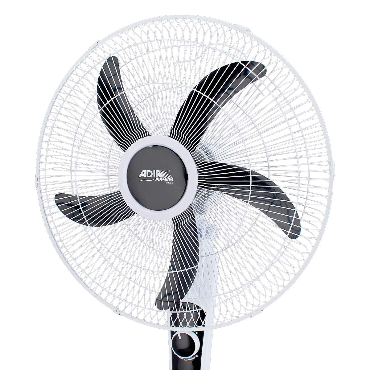Ventilador de pedestal 20" negro